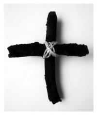 burned cross - 05.04.2015